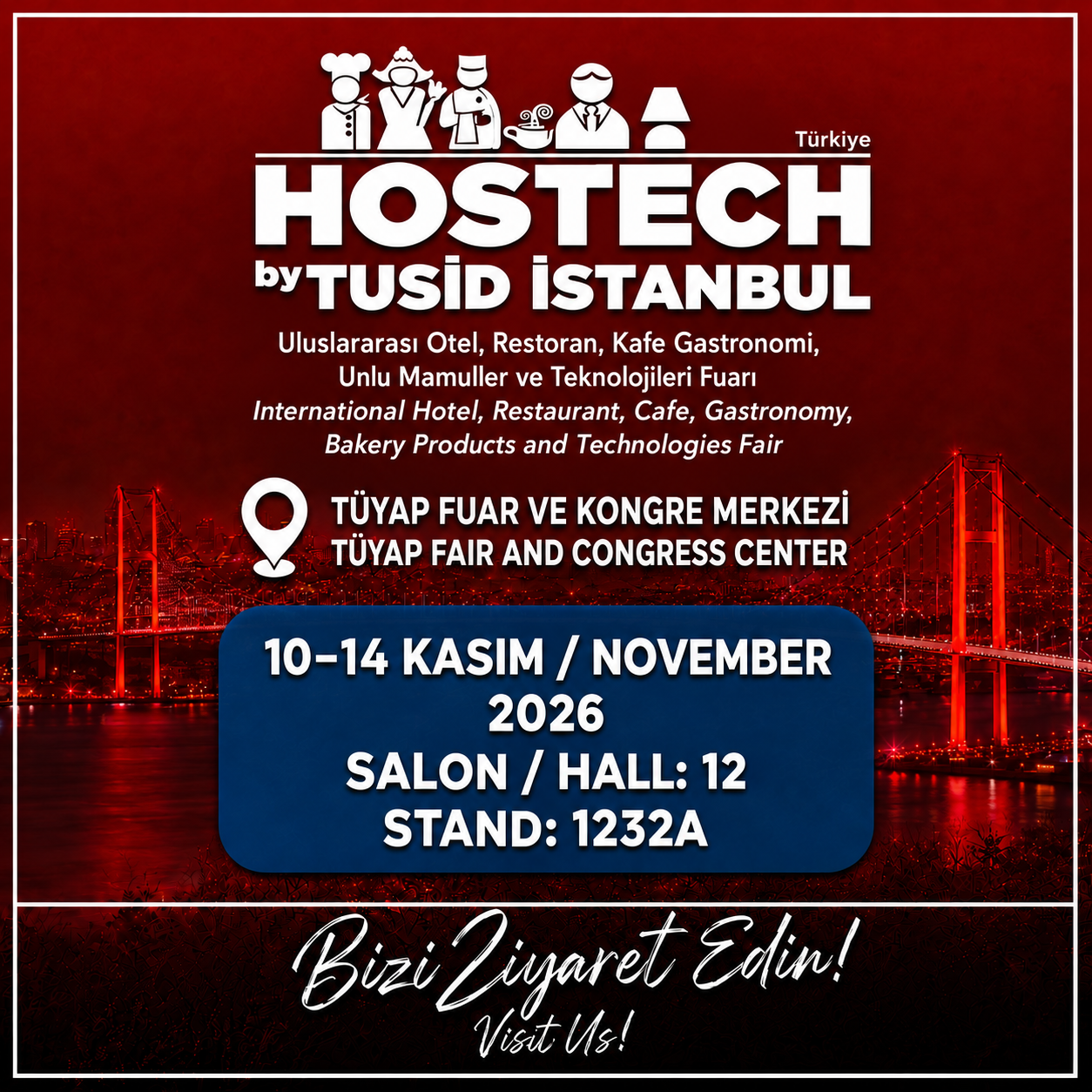 HOSTECH 2026 fuar duyurusu
